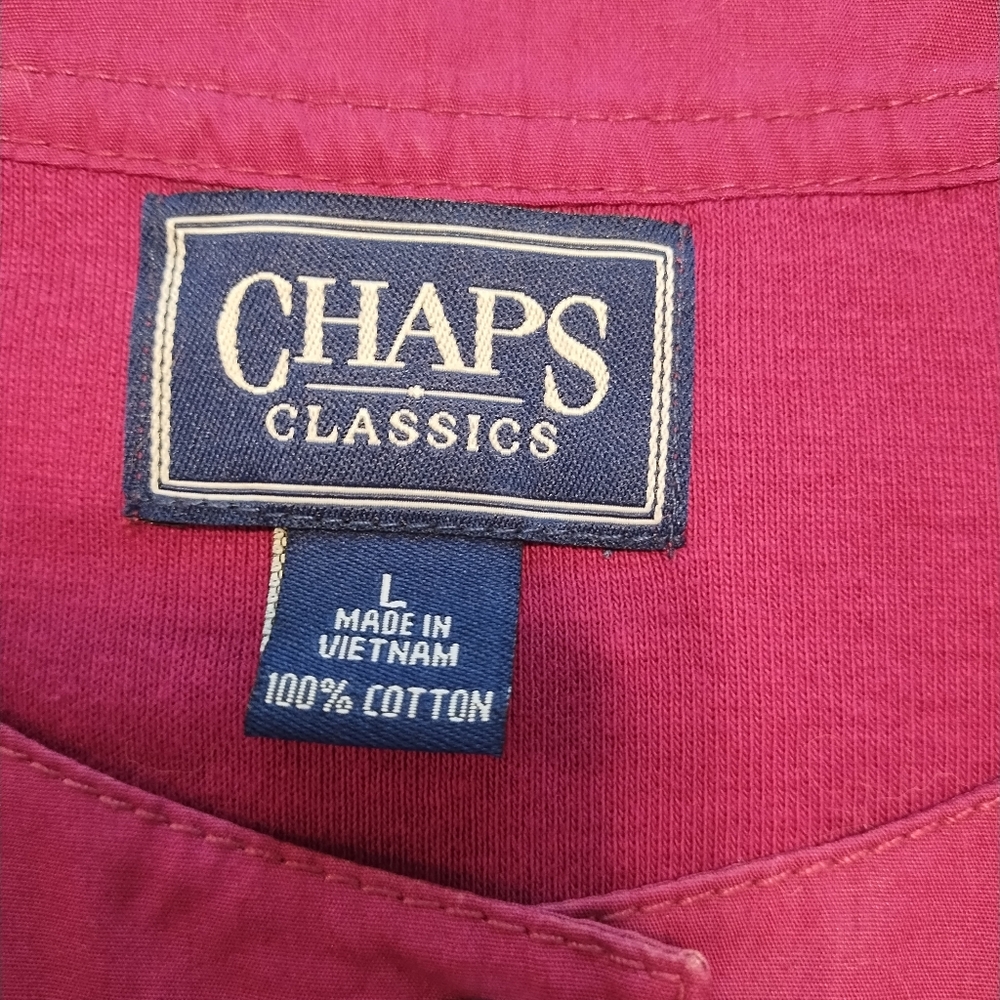 Chaps Women's Raspberry Button-Front Cardigan Sweater - Picture 11 of 11
